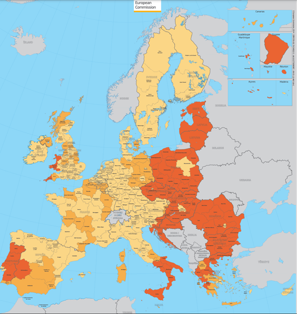 Mapa regionów UE